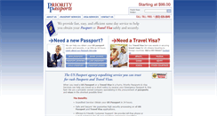 Desktop Screenshot of prioritypassports.com